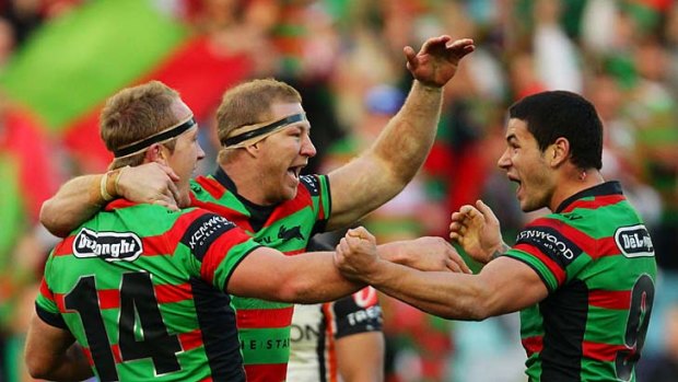 Success ... the Rabbitohs are now challenging for the title.