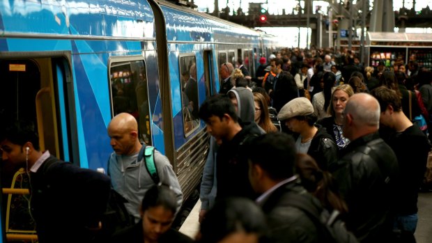 Southern Cross station is struggling to cope with a surge in passenger numbers. 