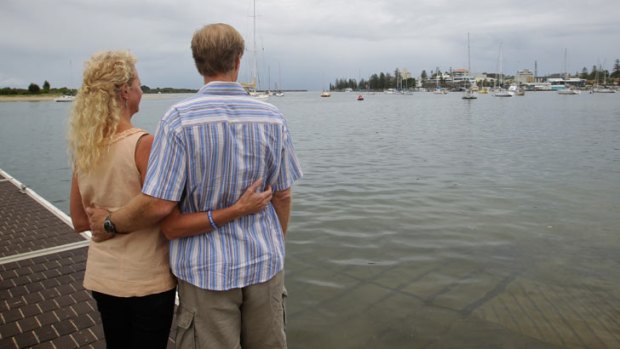 A drop in the ocean: The Wrights have given themselves a year to find the missing schooner and its crew.