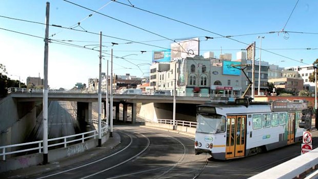 St. Kilda Junction is a tangled, user-unfriendly disappointment at the end of leafy St Kilda Road.