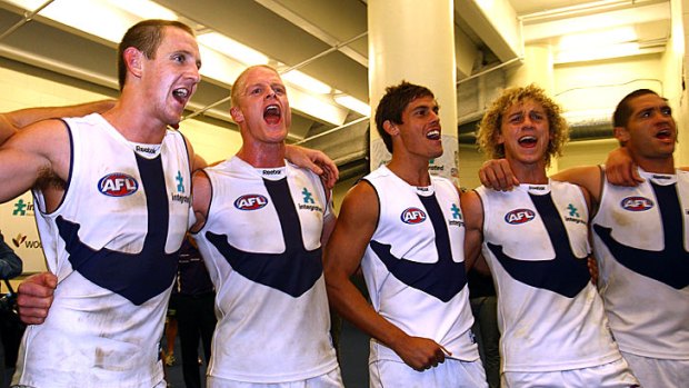 Will Fremantle's club song get the heave ho at season's end? Photo: Getty Images