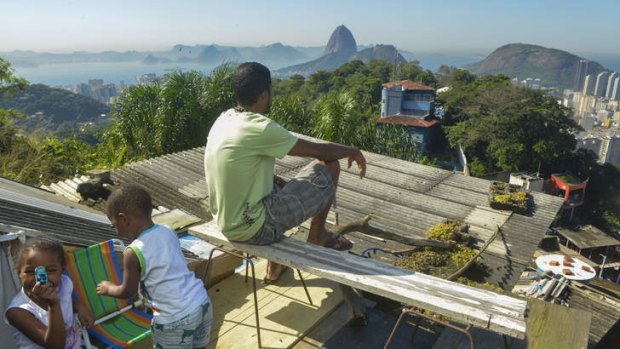 Favela Santa Marta, Rio.