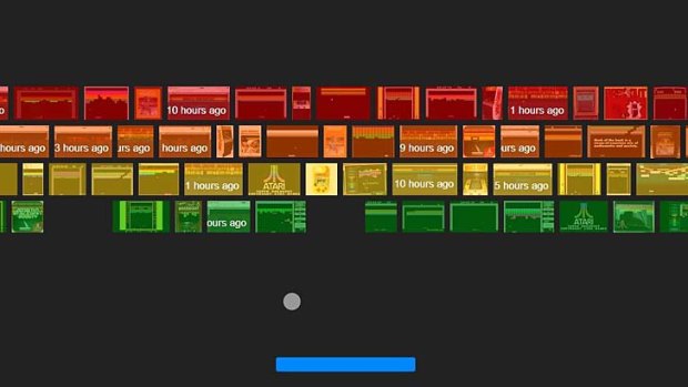 Google Easter egg: Atari Breakout.