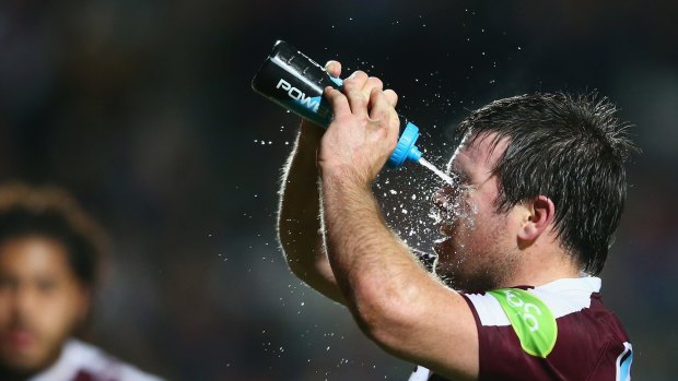 On fire: Sea Eagles captain Jamie Lyon.