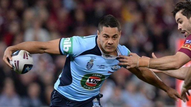 Disappointing end: Jarryd Hayne and the Blues suffered a painful end to the series.