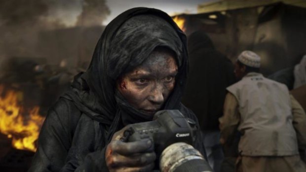 Juliette Binoche as a warzone photojournalist in <i>A Thousand Times Good Night</i>.