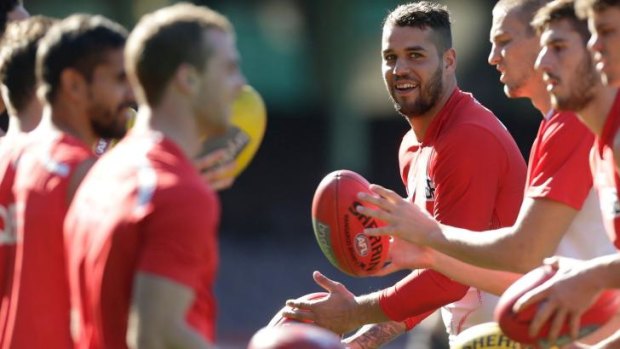 Welcome back: Lance Franklin will suit up against Port Adelaide.