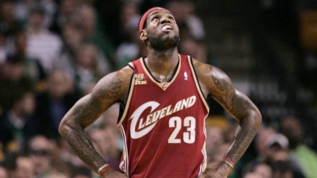 Remember me? ... LeBron James plays for the Cleveland Cavaliers in 2010.