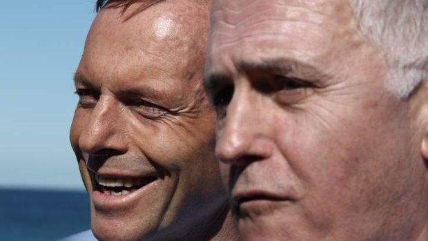 Prime minister-elect Tony Abbott and Malcolm Turnbull.