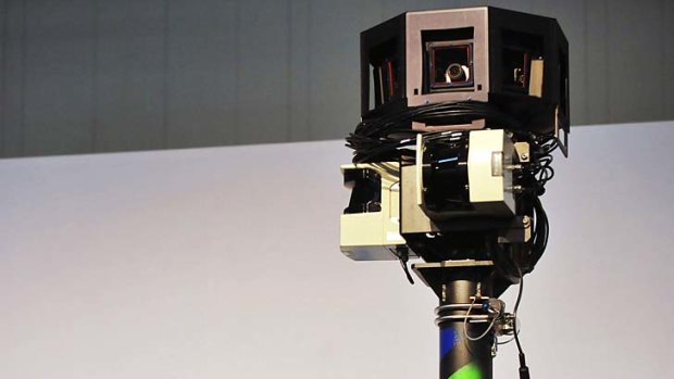 The camera attached atop Google's Street View cars.