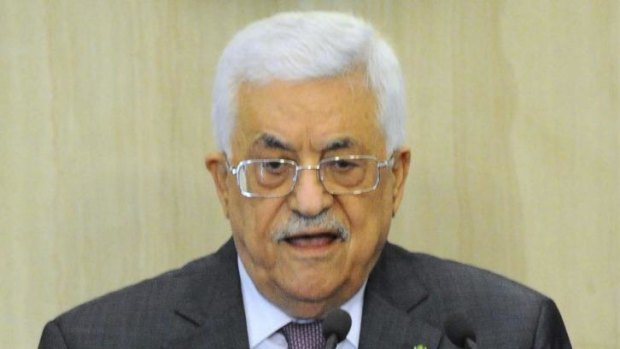 Palestinian President Mahmoud Abbas.