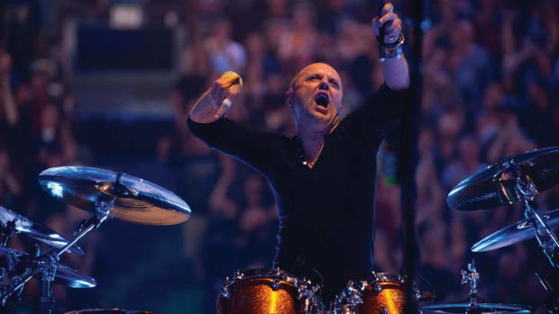 Lars Ulrich in <i>Metallica Through The Never</i>.