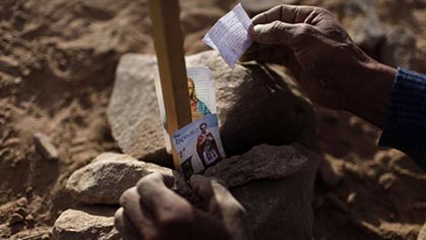 A simple shrine near the mine.