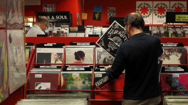 Groovy: Music fans around the world seem to be falling in love with vinyl again.