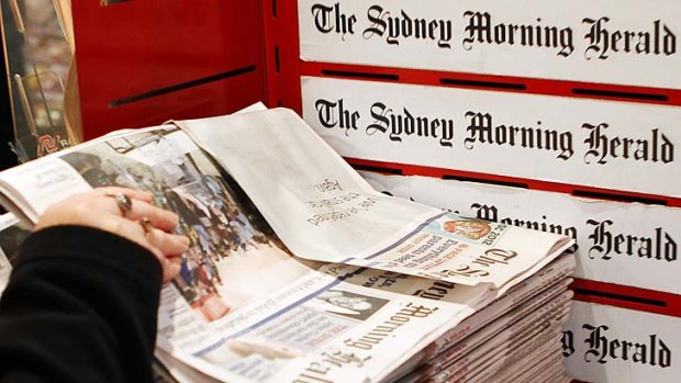 End of an era ... <i>The Sydney Morning Herald</i> broadsheet format is going to be changed.