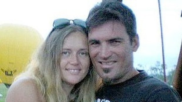 Cindy Masonwells, 33, with her partner Scott Maitland, 35.
