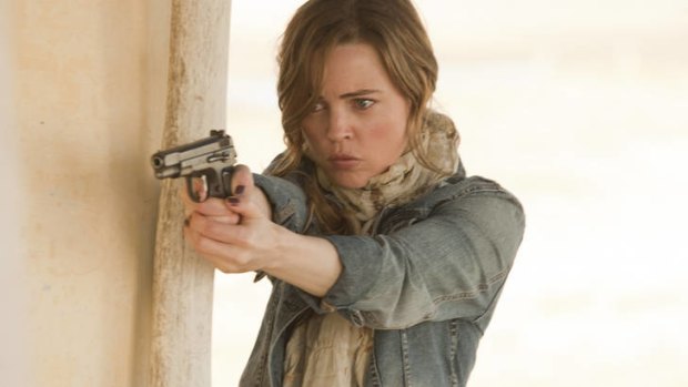 Committed &#8230; Melissa George plays Sam Hunter in <i>Hunted</i>.