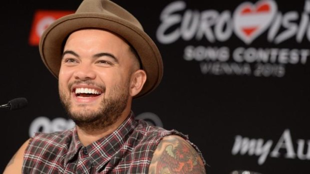 Has an automatic 'wildcard' entry into the Eurovision final: Guy Sebastian of Australia has the world's attention in Vienna.