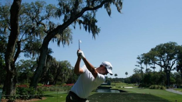 'I don't want 2013 to be a dream year and it all to go downhill from there': Adam Scott swings during a practice round at Ponte Vedra.