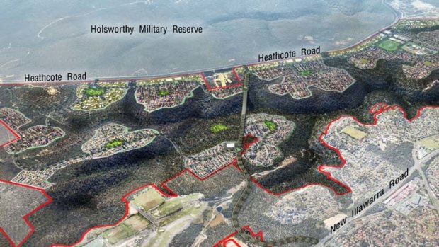 Big plans ... Heathcote Ridge in the Sutherland Shire could gain 3500 low- and medium-density dwellings.