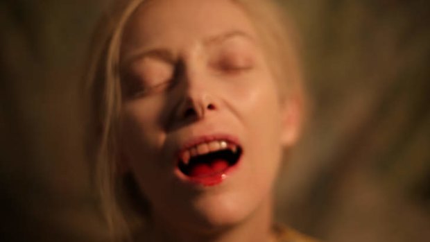 Vein glory: Tilda Swinton in Jim Jarmusch's film <i>Only Lovers Left Alive</i>.