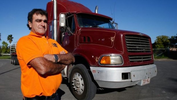 "No one  wants to risk lives": Truck driver Frank Black. 