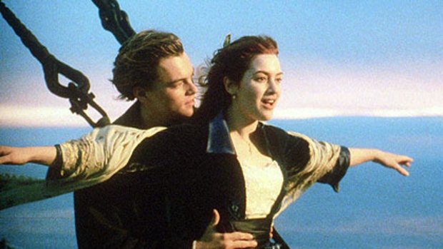 With Leonardo DiCaprio in <i>Titanic</i>, the film that made her a household name.