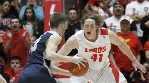 Worker: Australian Cameron Bairstow (No.41) will play with the Chicago Bulls.