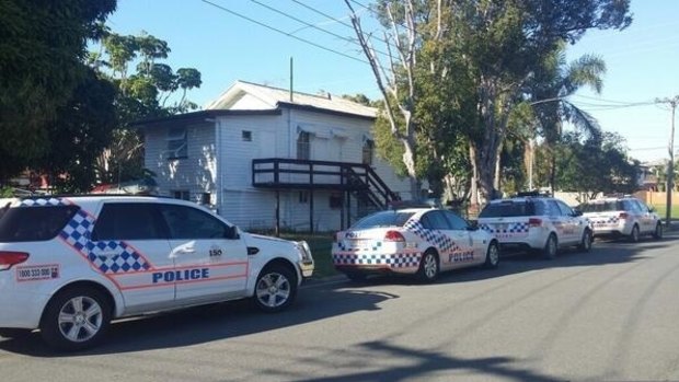 The scene of the fatal stabbing on the Gold Coast.