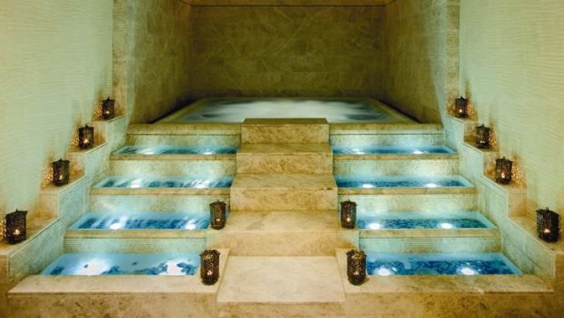 Whirlpool at the Talise Ottoman spa, part of the Jumeirah Zabeel Saray Hotel in Dubai.