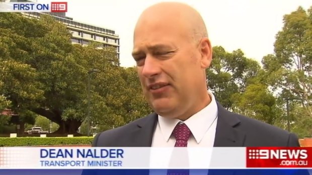 Transport Minister Dean Nalder says Channel 9 cornered him about the idea.