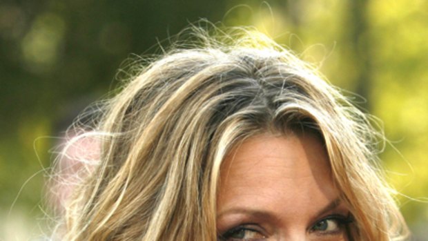 Uphill battle ... at 50, Michelle Pfeiffer struggles to retain her youthful beauty.