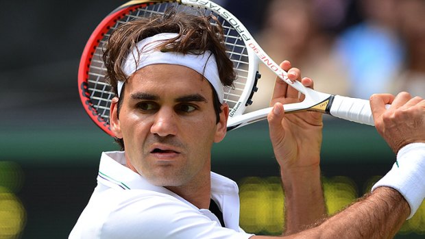Roger Federer made light work of  Mikhail Youzhny.