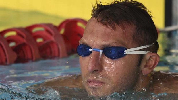 Fast &#8230; Ian Thorpe pipped Klim at the 2006 Commonwealth Games trials.