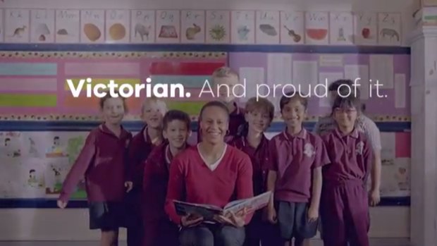 The Victorian government's anti-racism advertisement to be released on Sunday.