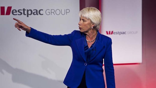 "I am very pleased with our 2013 result": Westpac chief Gail Kelly.