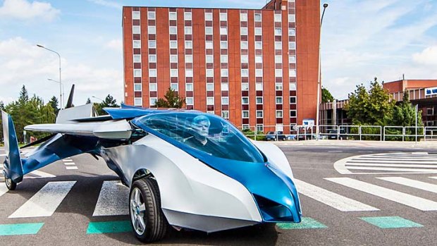 The Aeromobil flying car.