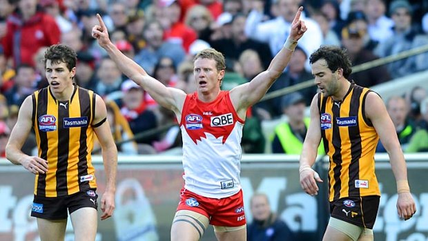Richmond discard Mitch Morton proved a handy forward option for 2012 premiers and recycling kings the Sydney Swans.