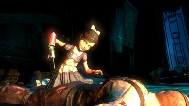 "Wild, twisted and crazy" ... a screen grab from BioShock 2.