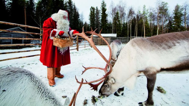 Santa at Rovaniemi.