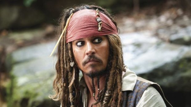 Voyager: Johnny Depp in the last Pirates of the Caribbean movie.