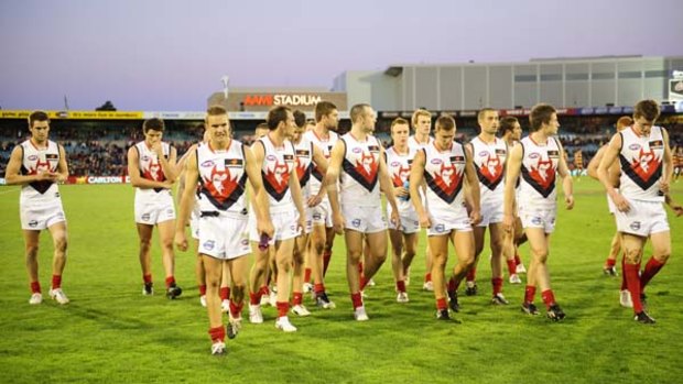 Thirteen losses in a row at AAMI Stadium for Melbourne.