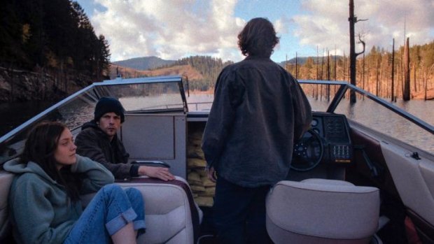 Death and glory: From left, Dakota Fanning and Jesse Eisenberg in the film Night Moves. 