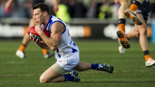 Brent Harvey was one of North Melbourne's best players with 29 disposals.