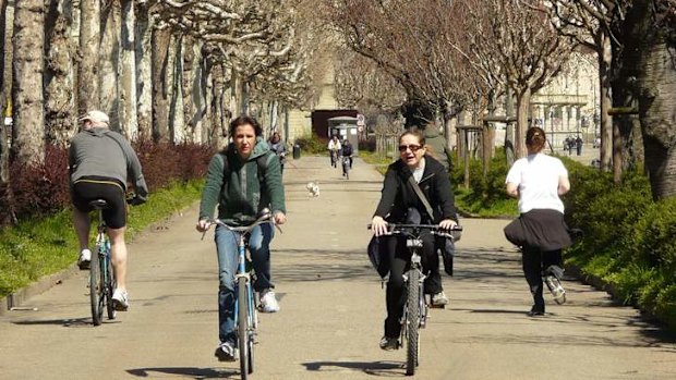 Po River cycle path.