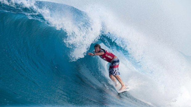 Taj Burrow hammered Kelly Slater in the decider by more than five points.