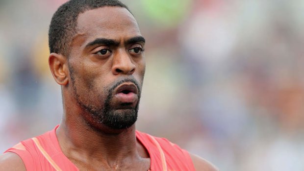 "Let down": Tyson Gay.