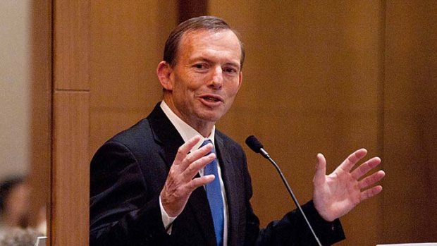 Freedom of speech "not an academic nicety" ... Tony Abbott.