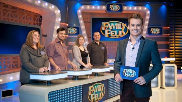 Moving wallpaper: Sometimes on a weeknight Family Feud is just what you're after.