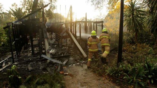 Arsonists have attacked pavilions at Melbourne's Royal Botanic Gardens
